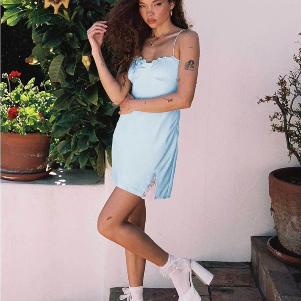 SNOWBIRD MINI DRESS BLUE